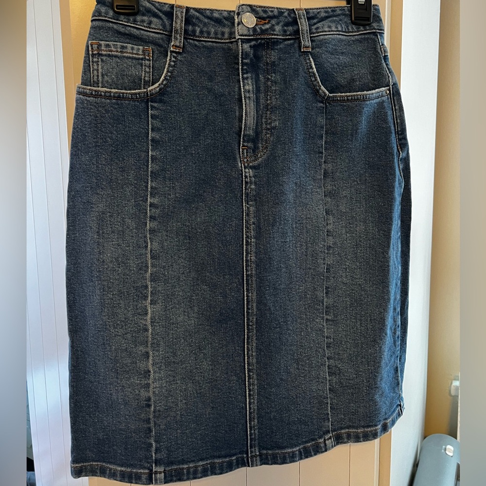 Pilcro Denim Pencil Skirt Anthropologie